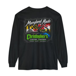 Unisex Garment-dyed Long Sleeve T-Shirt