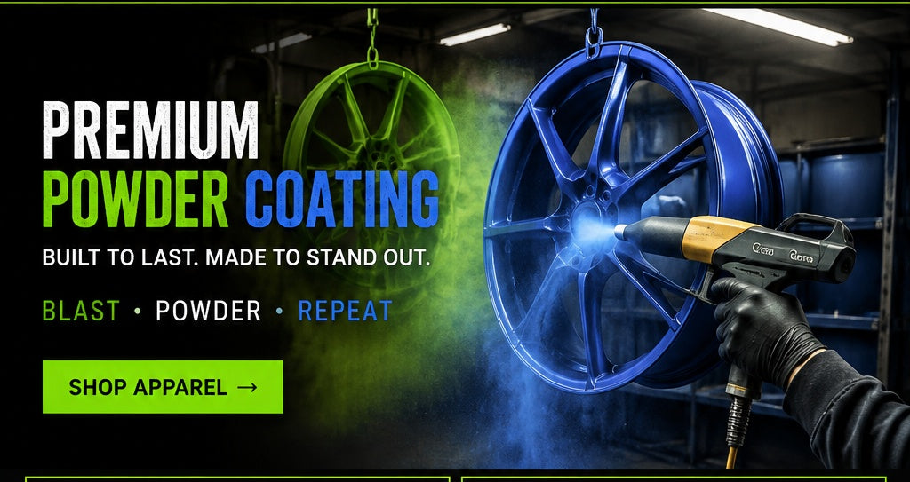 Christopher's Custom Coatings premium powder coating